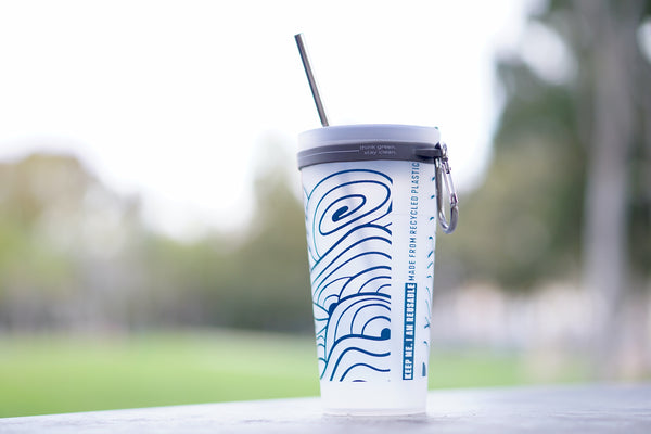 reusable tumblers with straws